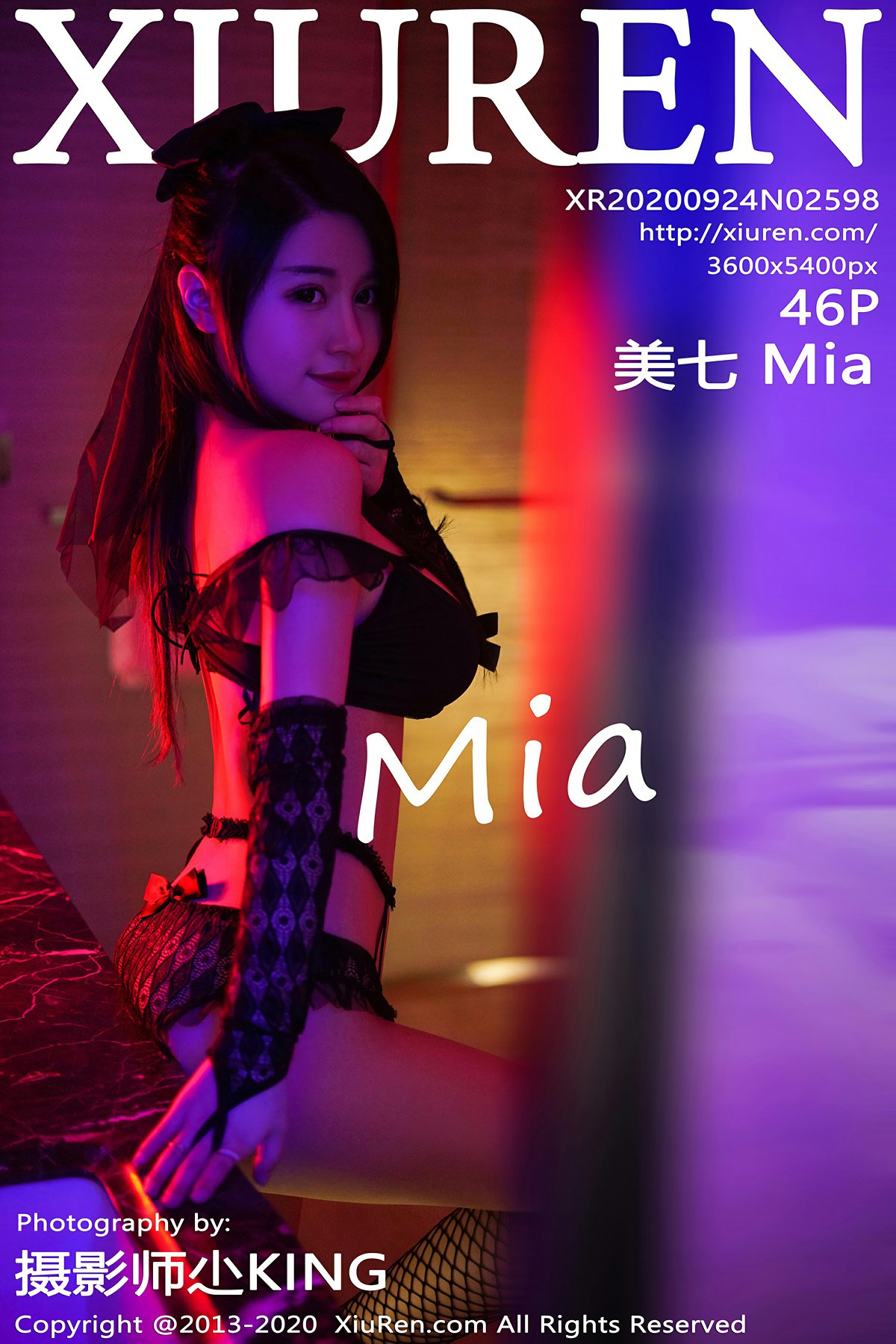 [XiuRen秀人网] 2020.09.24 No.2598 美七Mia [46+1P]-第1张图片-宅男套图吧