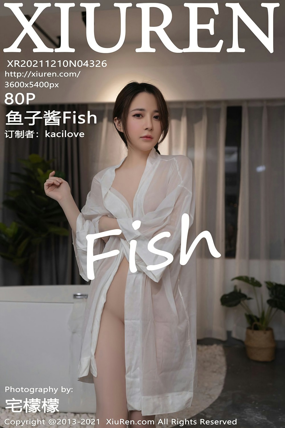 [XiuRen秀人网] 2021.12.10 No.4326 鱼子酱Fish 浴室写真 [80+1P]-第1张图片-宅男套图吧