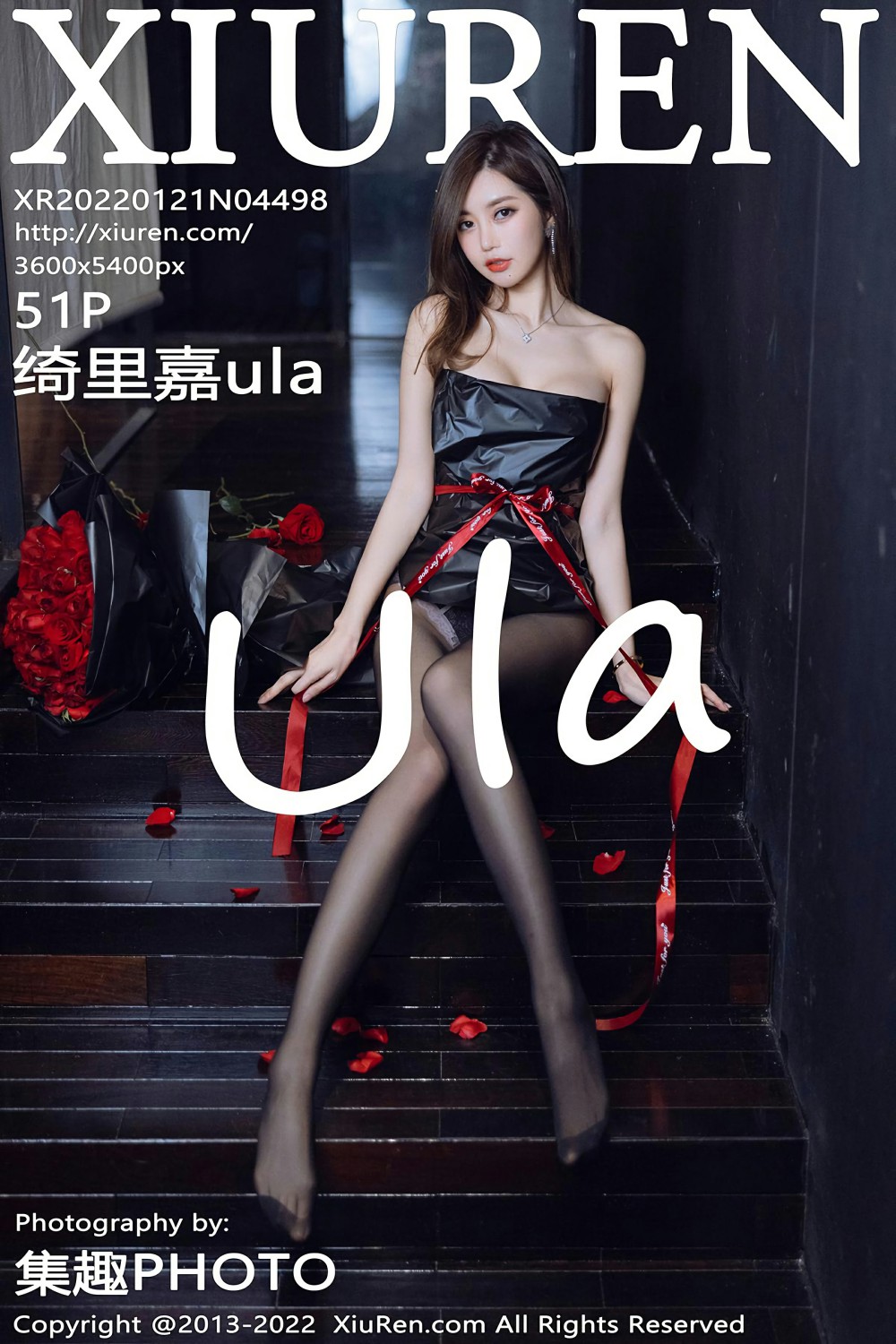 [XiuRen秀人网] 2022.01.21 No.4498 绮里嘉ula 诱人黑丝 [51+1P]-第1张图片-宅男套图吧