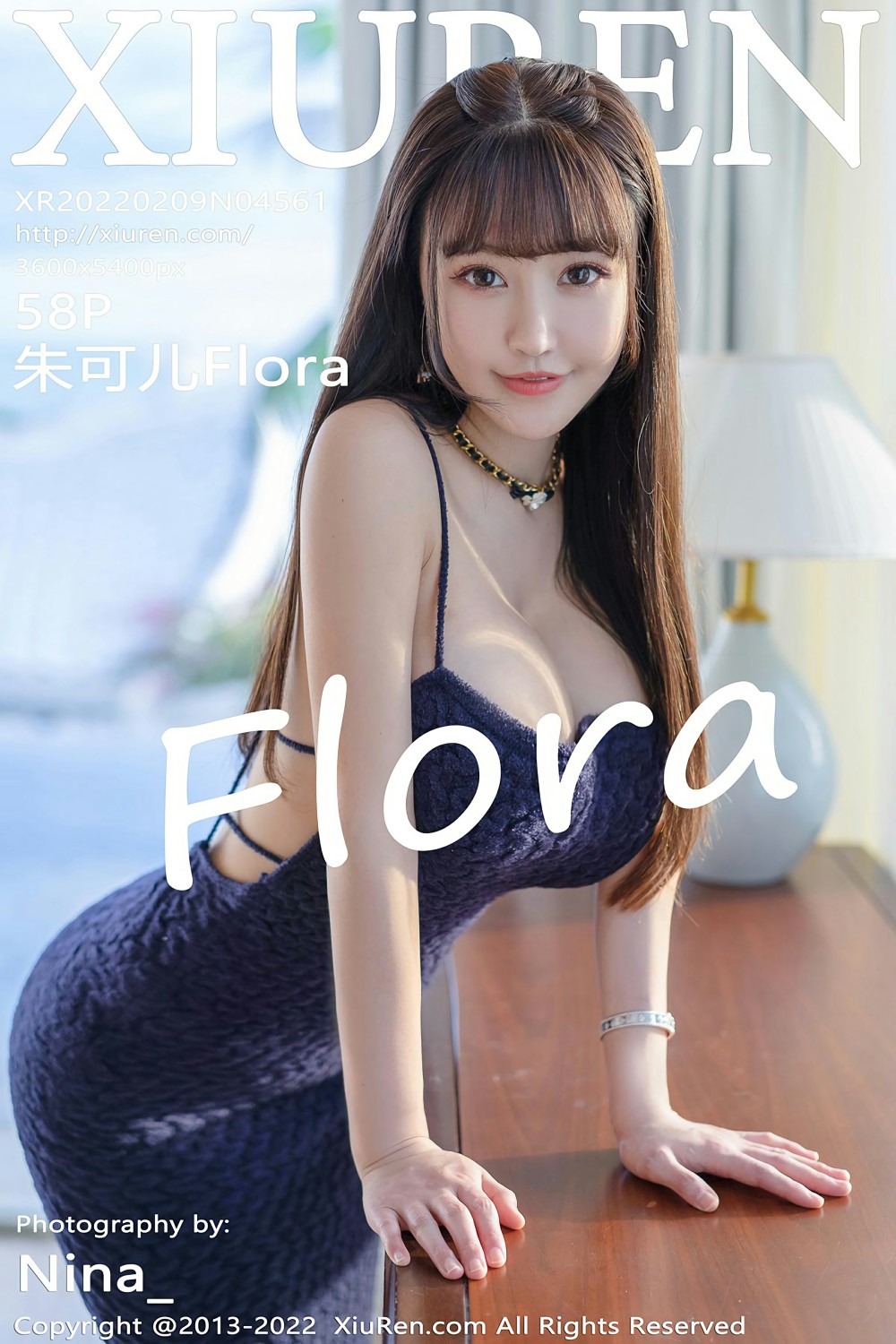[XiuRen秀人网] 2022.02.09 No.4561 朱可儿Flora 诱人黑丝 [58+1P]